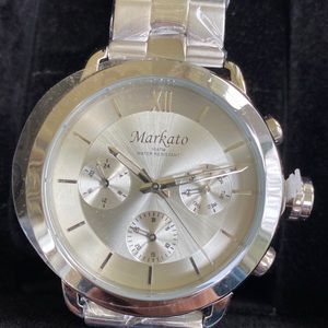 Swiss made Markato mens watch